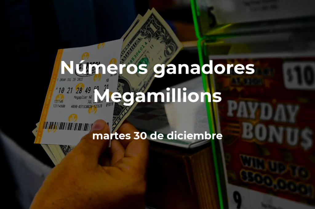 Mega Millions: sigue en vivo los números ganadores del sorteo de hoy, martes 30 de diciembre de 2025, con un bote de $138 millones de dólares.