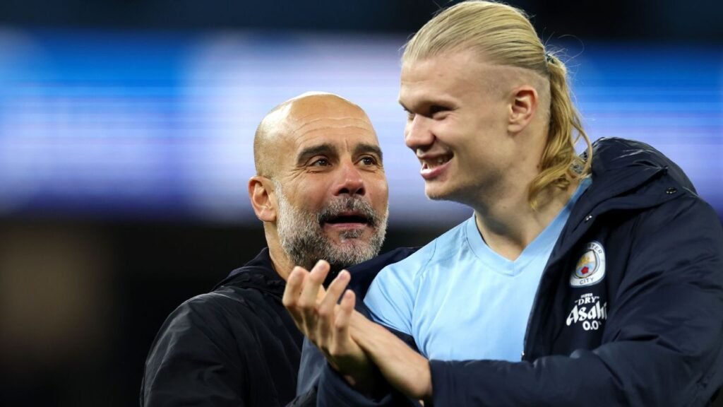 El saludos navideño de Haaland a Guardiola