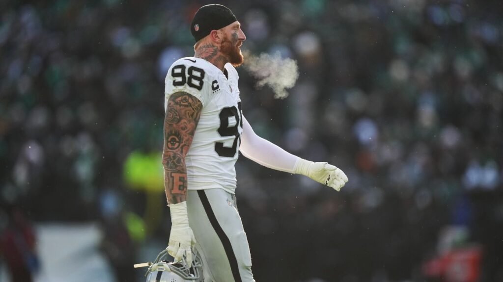 Los Raiders colocan al cazamariscales Crosby en la lista de reservas lesionados