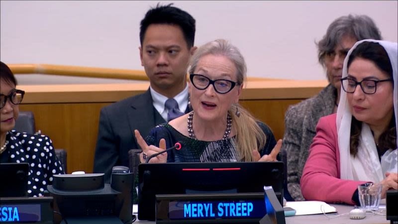 Meryl Streep: “Una ardilla goza de más derechos que una niña en Afganistán”