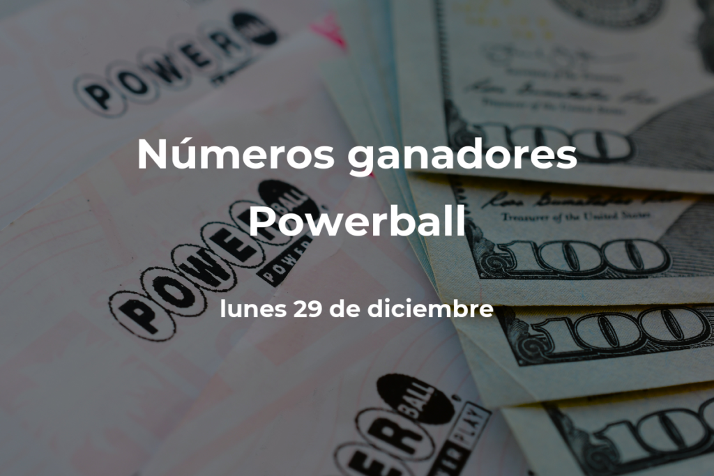 Powerball: sigue en directo los números ganadores del sorteo de este lunes 29 de diciembre de 2025, con un premio de $34 millones de dólares