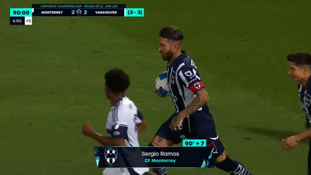 Sergio Ramos anota un gol, pero los Rayados quedan fuera de la Copa de Campeones.