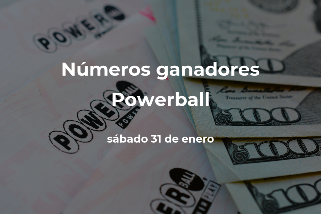 Powerball: sigue en directo los números ganadores del sorteo de este sábado 31 de enero de 2026, con un bote de $59 millones de dólares.