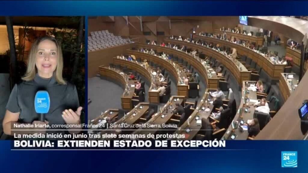 Bolivia prorroga el estado de excepción en el Parlamento por 90 días más